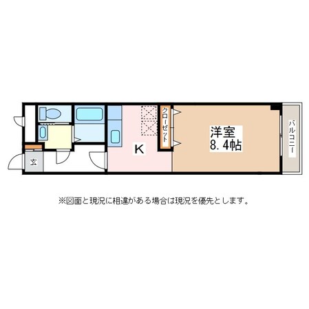 松本駅 徒歩5分 3階の物件間取画像